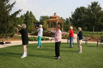 women exercising